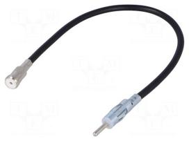 Antenna adapter | DIN plug,ISO socket | with lead | 0.15m