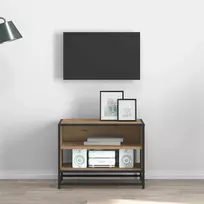TV staliukas TV vienetai 61 x 40 x 46 cm Amatininkų ąžuolas Apdirbta mediena