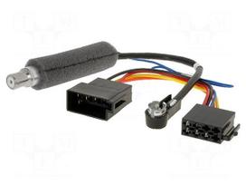 Antenna separator | ISO socket,ISO plug | Audi,Seat,VW