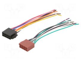 Wires,ISO plug x2 | PIN: 16(8+8)
