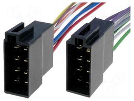 Wires,ISO socket x2 | PIN: 16(8+8)