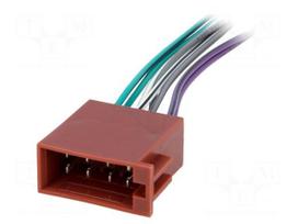 ISO socket,wires | PIN: 8