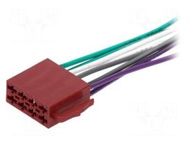 ISO plug,wires | PIN: 8