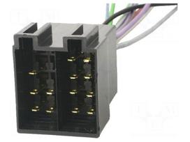 ISO socket,wires | PIN: 13(5+8) | combined