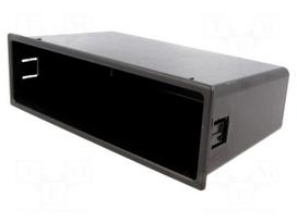 Radio box | Audi,Fiat,Ford,Mercedes,Seat,Škoda | 1 DIN | black