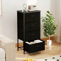 Promotions Komoda, 45x30x95 cm, Juoda, Metalinis rėmas