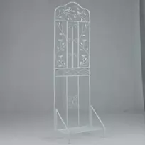 Promotions Sodo grotelės, 50x30x189,5 cm, balta, metalinė sulankstoma lentyna