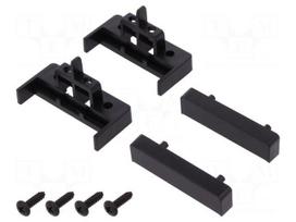 Radio mounting frame | Audi | 1 DIN | black