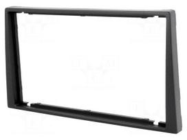 Radio mounting frame | Opel,Renault,Suzuki | 2 DIN | dark grey