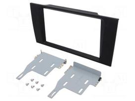 Radio mounting frame | Audi | 2 DIN | black