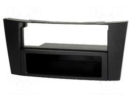 Radio mounting frame | Mercedes | 2 ISO | black