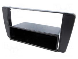 Radio mounting frame | Škoda | 2 ISO | black
