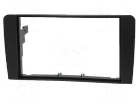 Radio mounting frame | Audi | 2 DIN | black