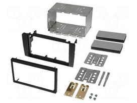 Radio mounting frame | Audi | 2 DIN | black