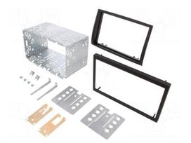 Radio mounting frame | Citroën,Fiat,Peugeot | 2 DIN | matt black