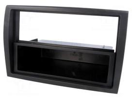 Radio mounting frame | Citroën,Fiat,Peugeot | 2 ISO | black
