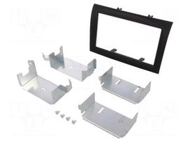 Radio mounting frame | Citroën,Fiat,Peugeot | 2 DIN | anthracite