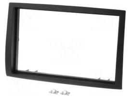 Radio mounting frame | Citroën,Fiat,Peugeot | 2 DIN | black