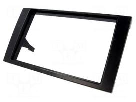 Radio mounting frame | Audi | 2 DIN | black