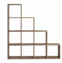 Songmics Atvira lentyna 29x129,5x129,5 cm ruda