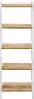 Songmics Bambukinė lentyna su 5 lentynomis 45 x 31,5 x 142 cm