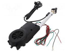 Antenna | electric telescopic | 0.79m | AM,FM | 1.2m | Colour: black