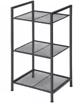 Metalinė vonios lentyna SONGMICS 3 lygių 38x30x72 cm