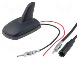 Antenna | SHARK | AM,FM | universal | 4.5m | 12VDC