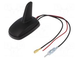 Antenna | SHARK | AM,DAB,FM | Colour: black | 5÷12VDC | Kind: RG174 | 50Ω