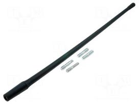 Antenna mast | 0.35m | M5,M6 | outside | AM,FM | rubber mast