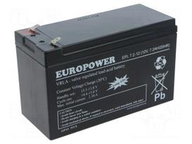 Re-battery: acid-lead | 12V | 7.2Ah | AGM | maintenance-free