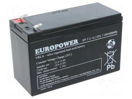 Re-battery: acid-lead | 12V | 7.2Ah | AGM | maintenance-free
