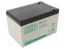 Re-battery: acid-lead | 12V | 12Ah | AGM | maintenance-free