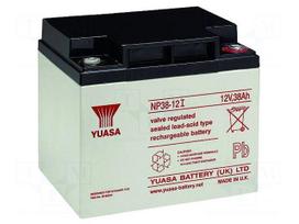 Re-battery: acid-lead | 12V | 38Ah | AGM | maintenance-free