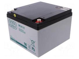 Re-battery: acid-lead | 12V | 26Ah | AGM | maintenance-free