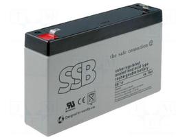 Re-battery: acid-lead | 6V | 7Ah | AGM | maintenance-free | 151x34x94mm