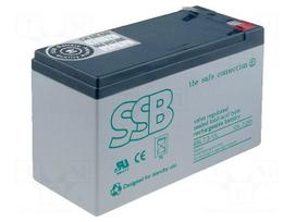 Re-battery: acid-lead | 12V | 7.2Ah | AGM | maintenance-free