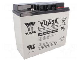 Re-battery: acid-lead | 12V | 22Ah | AGM | maintenance-free