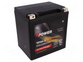 Re-battery: acid-lead | 12V | 30Ah | AGM | maintenance-free,right +