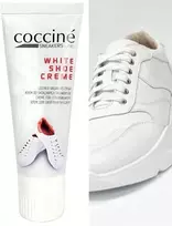 Balinamasis kremas kasdienei baltų odinių sportinių batelių priežiūrai – Coccine Sneakers Shoe Creme, 75 ml