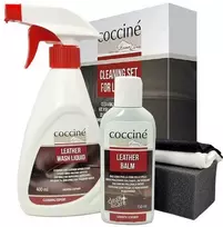 Odinės baldų valymo ir priežiūros rinkinys, bespalvis – Coccine Cleaning Set for Leather