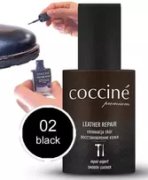 Atkuriamieji juodi lygios odos dažai – Coccine Leather Repair, juodas, 10 ml