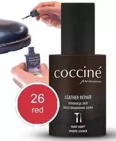 Atkuriamieji raudoni lygios odos dažai – Coccine Leather Repair, red, 10 ml