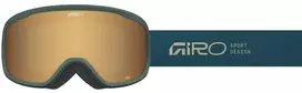 Giro Gogle žieminiai GIRO CRUZ FOREST Žalias STACKED (OTG) (Cylindrical) (Szyba lustrzana AMBER GOLD 19-42% S2)