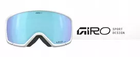 Giro RINGO Baltas STACKED (OTG) žieminiai akiniai (toriniai) (RYŠKŪS-Carl Zeiss ROYAL 19-42% S2 spalvoti veidrodiniai lęšiai)