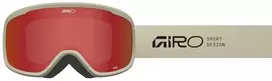 Giro GIRO CRUZ STONE STACKED (OTG) žieminiai akiniai (cilindriniai) (spalvoti veidrodiniai lęšiai, gintaro spalvos, raudoni, 19–42 %, S2)
