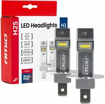 LED žibintų lemputės Series H25 CANBUS H3 12V 20W, AMIO-04710