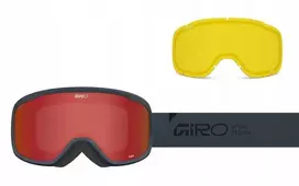 Giro Gogle žieminiai ROAM INDIGO STACKED (OTG) (Cylindrical) (szyba AMBER SCARLET 19-42% S2 + Geltonas 80-99% S0)