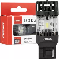 „Lumitec T20S 7440 W21W“ LED lemputė 12 V, „Full Canbus“, balta, 1 vnt. amio-04686