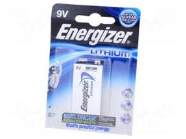 Battery: lithium | 9V | 6F22 | ADVANCED LITHIUM | 17.5x26.5x49.2mm